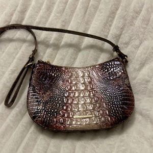 Brahmin Bag | Brahmin Shayna Diamondback | Color: Cream/Red | Size: Dimensions